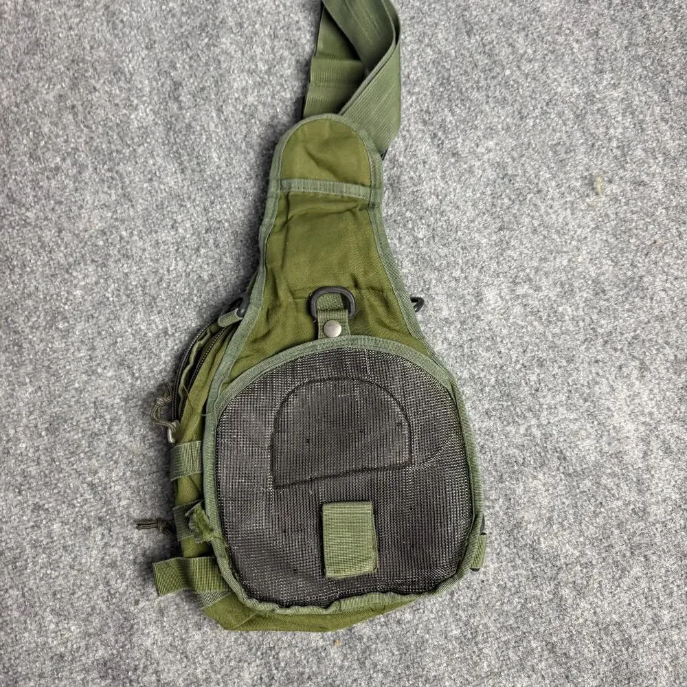 Mixed Military Tactical Gear Lot Duffel Bag Hydration Pack Woodland Bag Sling